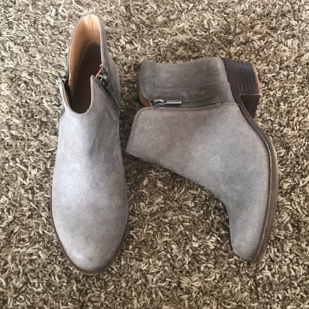 Gray Booties